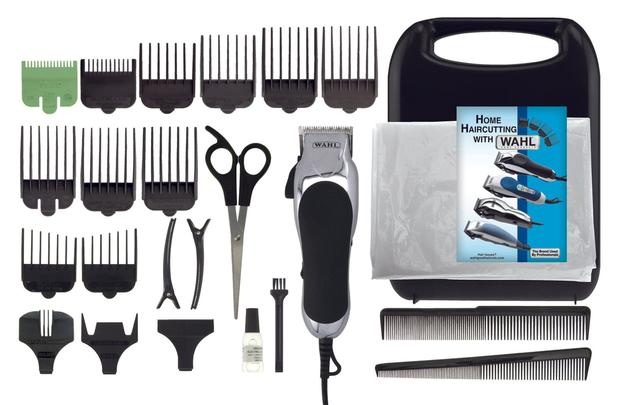 ماكينه حلاقه شعر رأس سلكية وال WAHL Chromepro corded clipper complete hair cutting kit - SW1hZ2U6MTU3Mzk4NA==