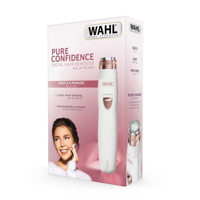 ماكينة حلاقة نسائية لشعر الوجه وال WAHL PURE CONFIDENCE CORDLESS FACIAL HAIR REMOVER - SW1hZ2U6MTU3Nzg2OQ==