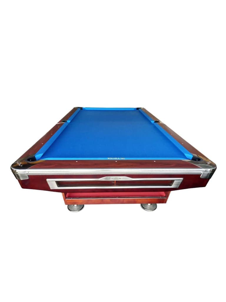 طاولة بلياردو بحجم تسع أقدام بني ويراكا Wiraka Poison Tournament Pool/Billiard Table