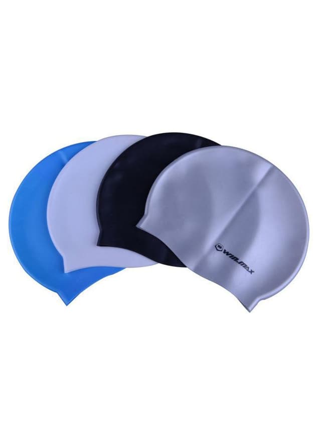 Winmax Free Size Waterproof Swimming Cap Hat Color White - 313756