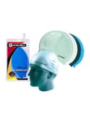 Winmax Free Size Waterproof Swimming Cap Hat Color White - 313757