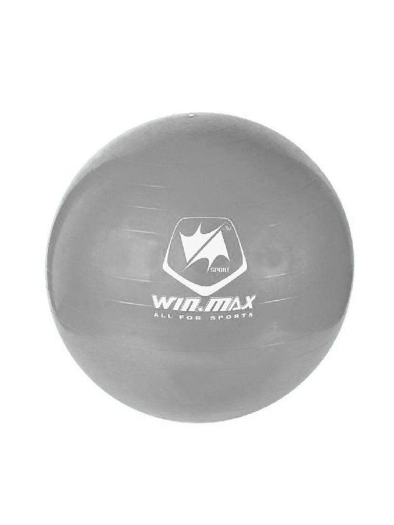 كرة التمارين بلاستيك مضادة للانفجار 65 سم فضي وينماكس Winmax Gym Ball Color Silver