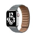 O Ozone Leather Magnetic Loop Strap for Apple Watch Band 38mm 40mm 41mm, Fashionable Replacement Smartwatch Bracelet Strap For Apple Watch Series SE 8 7 6 5 4 3 2 1 Men Women-Grey