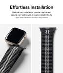 Ringke Sports Air Loop Compatible with Apple Watch Band 38mm 40mm 41mm|Designed for Apple Watch SE Band, Series 8, Series 7 |Soft Nylon Breathable Replacement Sport Strap for Men & Women - Black - SW1hZ2U6MTU5Njg1MA==