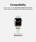 Ringke Sports Air Loop Compatible with Apple Watch Band 38mm 40mm 41mm|Designed for Apple Watch SE Band, Series 8, Series 7 |Soft Nylon Breathable Replacement Sport Strap for Men & Women - Cream