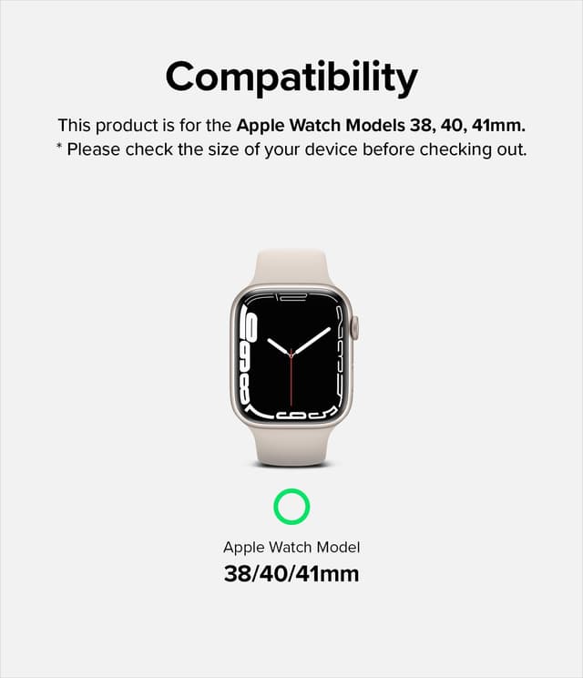 Ringke Sports Air Loop Compatible with Apple Watch Band 38mm 40mm 41mm|Designed for Apple Watch SE Band, Series 8, Series 7 |Soft Nylon Breathable Replacement Sport Strap for Men & Women - Cream