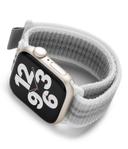 Ringke Sports Air Loop Compatible with Apple Watch Band 38mm 40mm 41mm|Designed for Apple Watch SE Band, Series 8, Series 7 |Soft Nylon Breathable Replacement Sport Strap for Men Women - Summit White - SW1hZ2U6MTU5NjgyMQ==