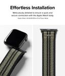 Ringke Sports Air Loop Compatible with Apple Watch Band 42mm 44mm 45mm 49mm|Designed for Apple Watch Ultra Band, Series 8, 7 Soft Nylon Breathable Replacement Sport Strap for Men & Women - Burnt Olive - SW1hZ2U6MTU5Njc4Mg==