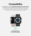 Ringke Sports Air Loop Compatible with Apple Watch Band 42mm 44mm 45mm 49mm|Designed for Apple Watch Ultra Band, Series 8, 7 |Soft Nylon Breathable Replacement Sport Strap for Men & Women - Black - SW1hZ2U6MTU5Njc4OQ==
