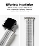Ringke Sports Air Loop Compatible with Apple Watch Band 42mm 44mm 45mm 49mm|Designed for Apple Watch Ultra Band, Series 8, 7 Soft Nylon Breathable Replacement Sport Strap for Men Women - Summit White - SW1hZ2U6MTU5Njc2NQ==
