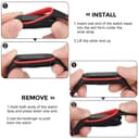 سير ساعة شاومي ام آي باند 5 و6 و7 سيلكون رياضي رجالي ونسائي او اوزون عدد خمسة O Ozone Silicone Strap Compatible with Xiaomi Mi Band 5/6/7