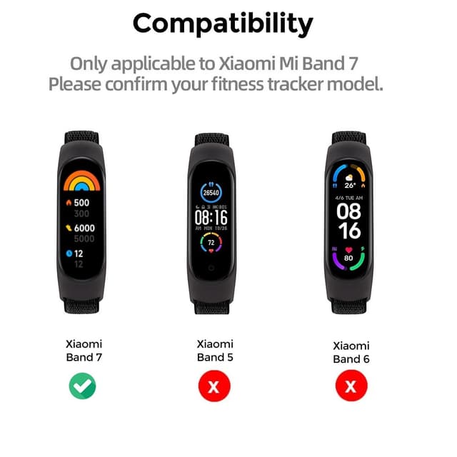 سوار ساعة شاومي مي باند 7 مغناطيسي لون روز جولد من او اوزون O Ozone Milanese Strap for Xiaomi Mi Band 7