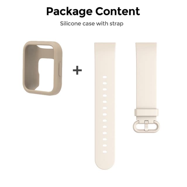 سوار ساعة شاومي مي واتش لايت سيليكون 5 أحزمة من او اوزون O Ozone Silicone Straps Compatible with Mi Smart Watch Lite/Redmi Band