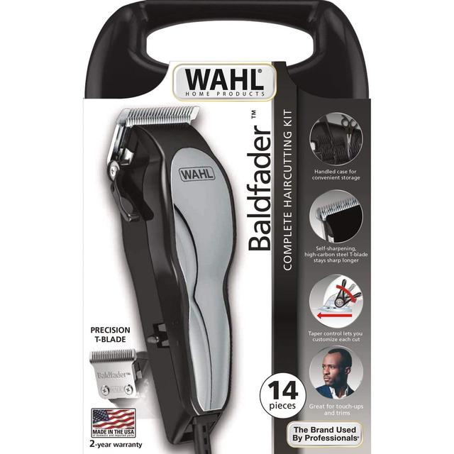 ماكينه حلاقه شعر راس قابلة لاعادة الشحن وال Wahl Baldfader Hair Cutting Kit - SW1hZ2U6MTU3NTExMA==