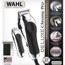 ماكينه حلاقه شعر رأس مع ماكينة حلاقة صغيرة وال Wahl Chrome Pro Deluxe Hair Clipper Combo Pack - SW1hZ2U6MTU3NDU4NQ==