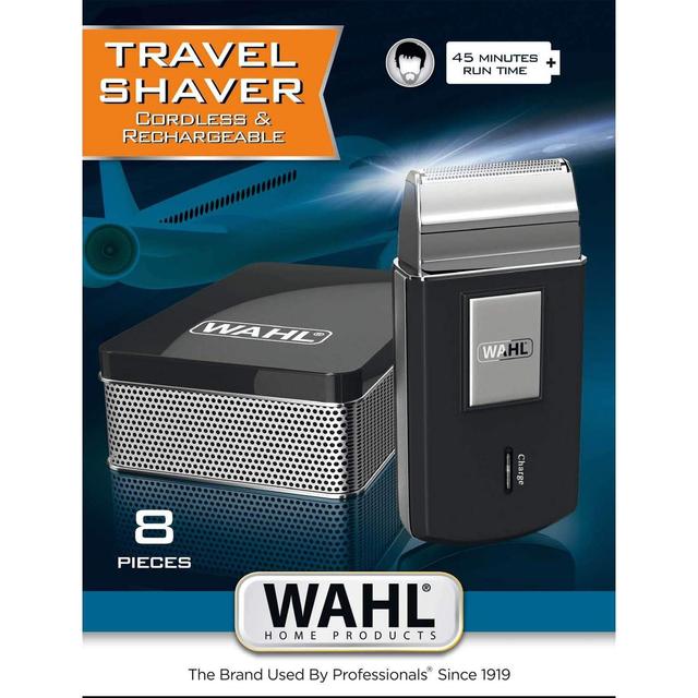 ماكينة حلاقة كهربائية للرجال قابلة لاعادة الشحن وال Wahl Cordless & Rechargeable Travel Shaver - SW1hZ2U6MTU3Nzk1OQ==