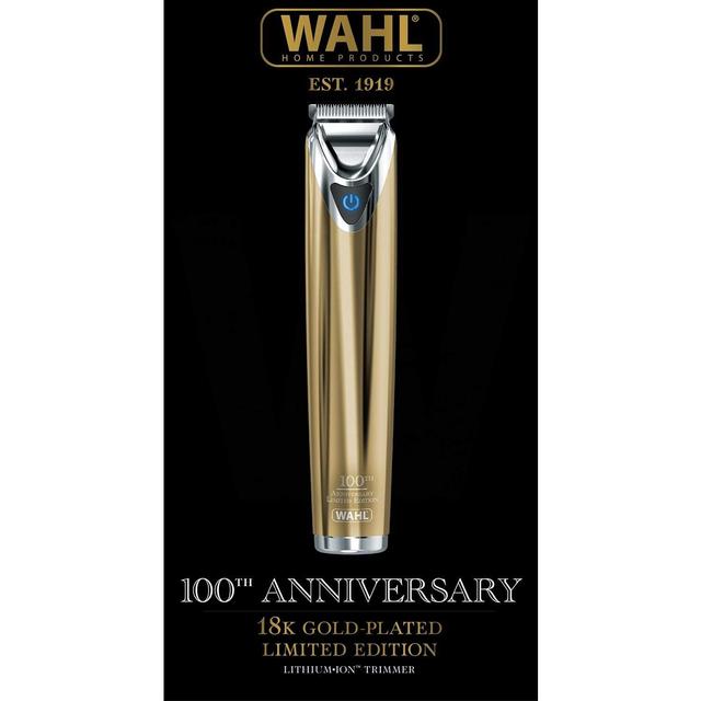 ماكينة حلاقة شعر الأنف والأذن والذقن لاسلكية وال Wahl Limited Edition Trimmer Stainless Steel - SW1hZ2U6MTU2ODI4OQ==