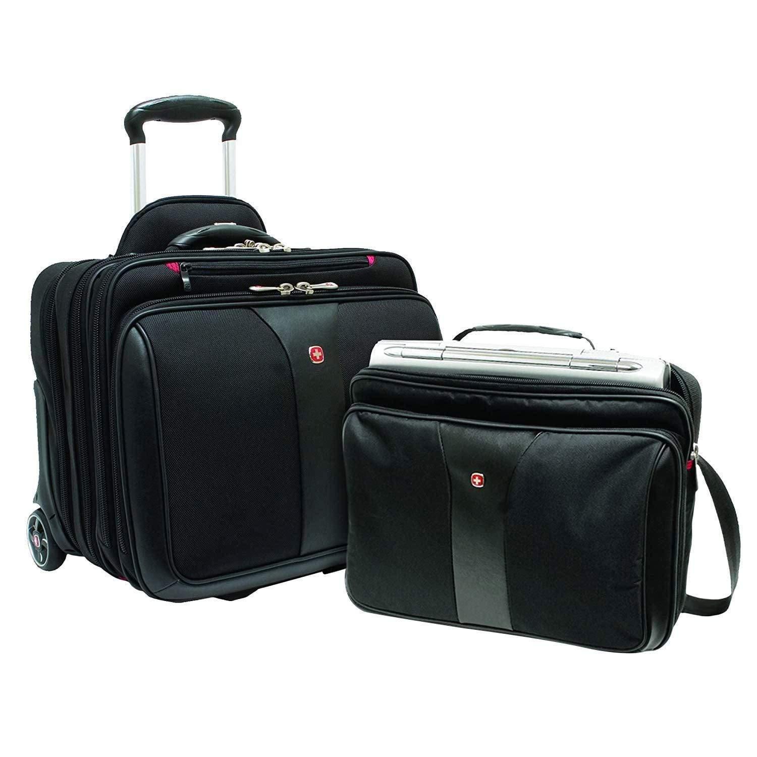 Wenger Patriot 2-Piece Business Set with Comp-U-Roller and Matching 15.6'' Laptop Case - 600662