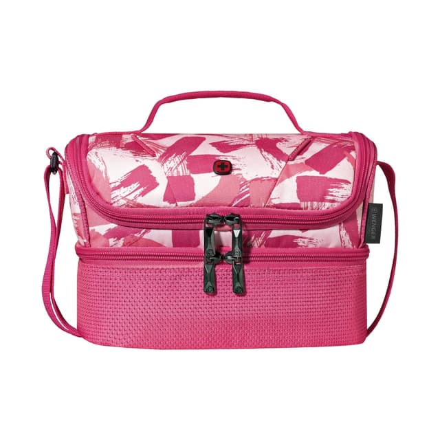 شنطة اكل للمدرسة سعة 7 لتر من البوليستر زهري Wenger School Lunch Box