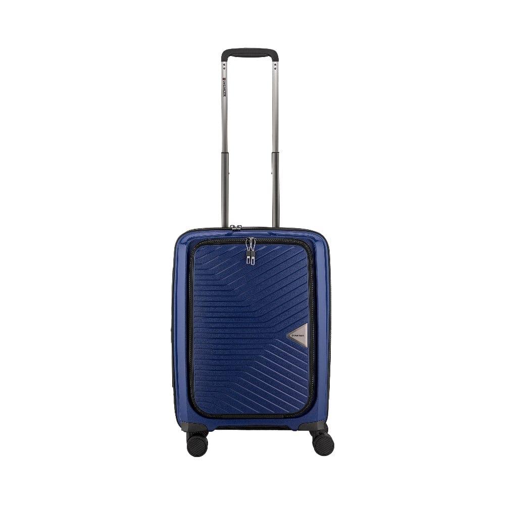 شنطة سفر صغيرة 55 سم من مادة ABS أزرق وينجر Wenger Ultra-Lite Hardside Carry-On Expandable Cabin Luggage