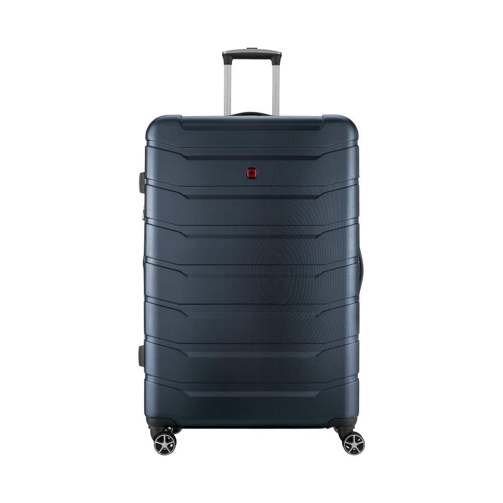 Wenger Vaiana Large Hardside Expandable 87cm Check-In Luggage Trolley Navy Blue - 612358