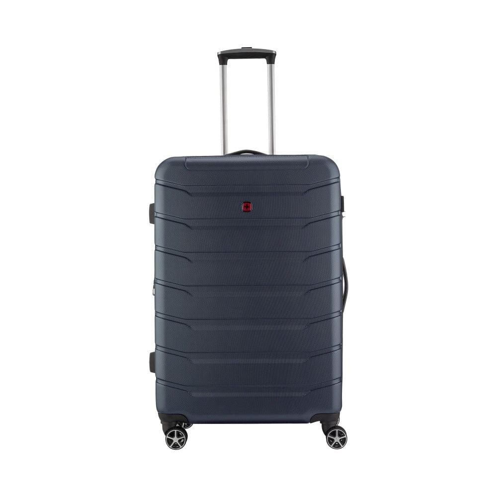 Wenger Vaiana Medium Hardside Expandable 78cm Check-In Luggage Trolley Navy Blue - 612356