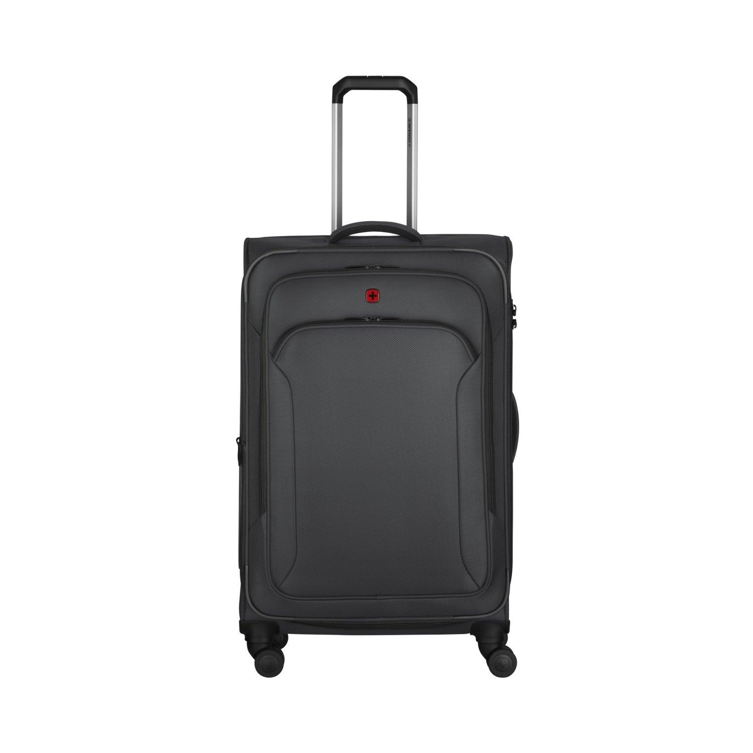 Wenger Vibrave 68cm Softcase 4 Double Wheel Expandable Check-In Luggage Trolley Anthra - 612554