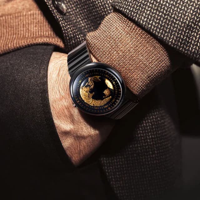 CIGA Design Mechanical Watch Series U Blue Planet - Gilding Version