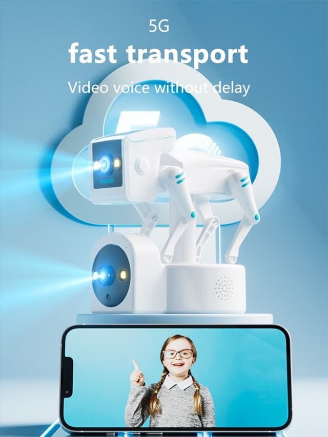 Audube Dual-Lens Smart Security Binocular Robot Camera