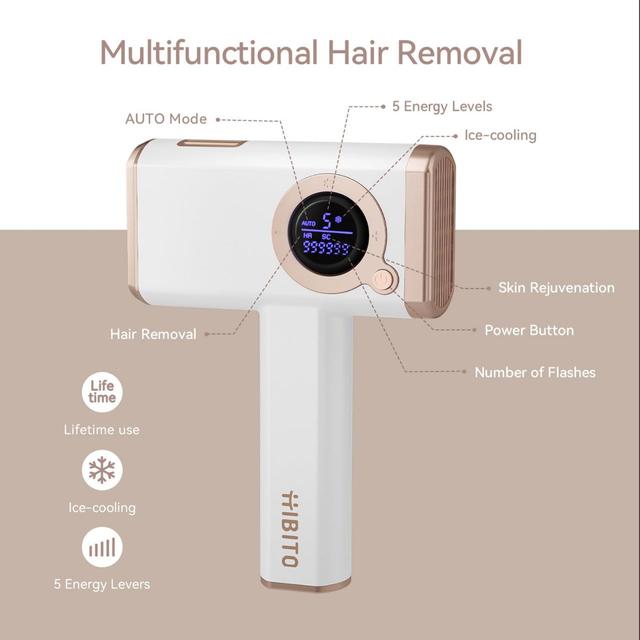 جهاز ليزر بارد لازالة الشعر ليسكولتون 400000 ومضة Lescolton Multi-Functional Freezing Point Hair Removal Device - SW1hZ2U6MTYwNjM1OA==