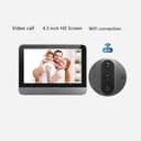 Tuya Wifi Doorbell Video Intercom Monitor Detection Built-in Battery 