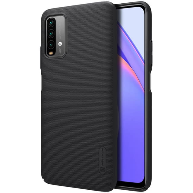 كفر جوال شاومي ريدمي 9 تي لون أسود نيلكين Nillkin Cover Compatible with Xiaomi Redmi 9T Case Super Frosted Shield Hard Phone Cover