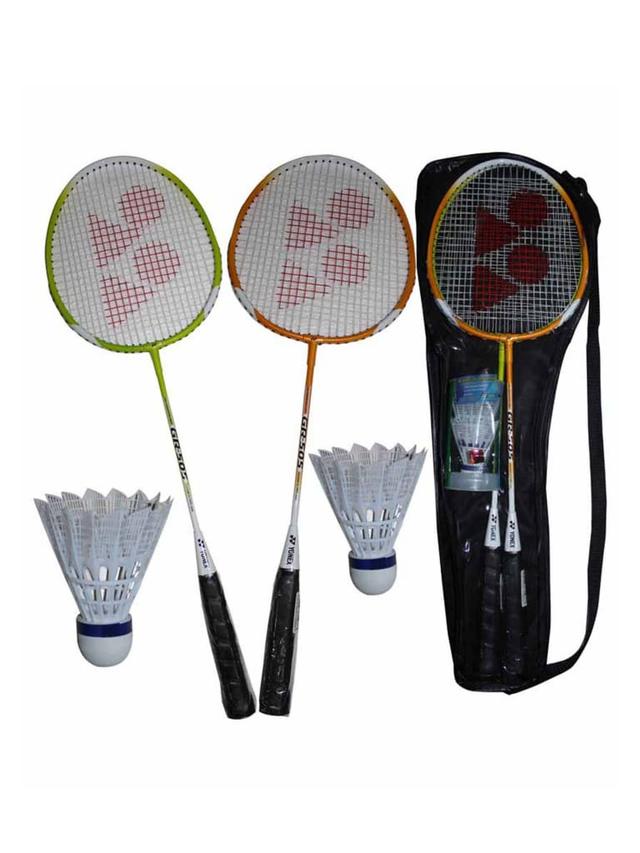 مضرب ريشة عدد 2 مع ريش تنس يونيكس Yonex Badminton Combo Set - SW1hZ2U6MTUxNDc3OQ==