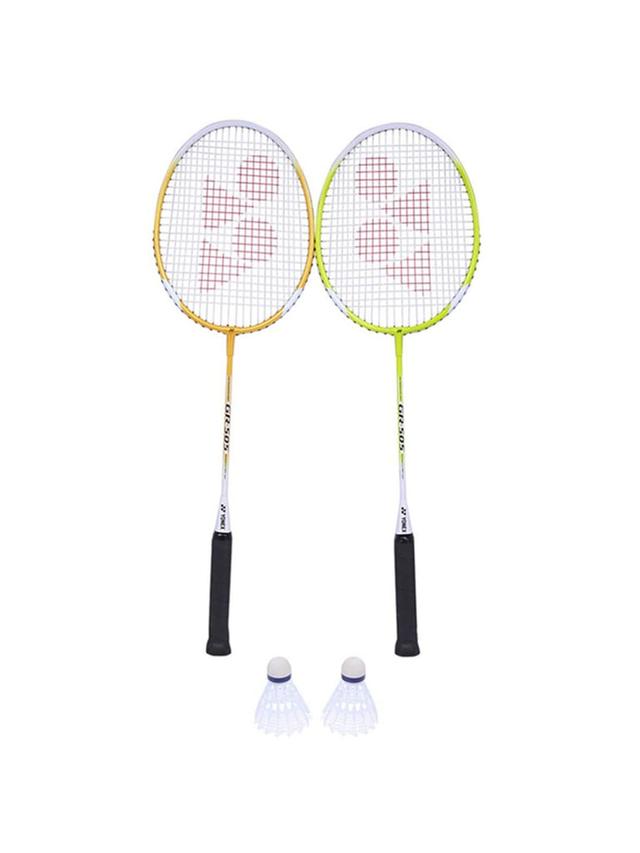 مضرب ريشة عدد 2 مع ريش تنس يونيكس Yonex Badminton Combo Set - SW1hZ2U6MTUxNDc3MQ==