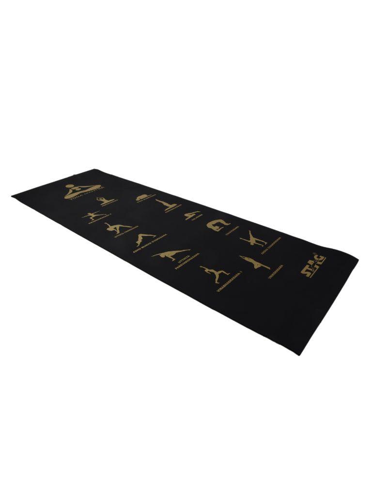 Stag Asana Printed Yoga Mat Size 4 mmColor Black