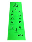 Stag Asana Printed Yoga Mat Size 4 mm
Color Green - 313046