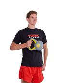 دامبل كيتل بيل 4 كجم أصفر يورك فيتنيس York Fitness Vinyl Kettlebell - SW1hZ2U6MTU0ODc1NA==