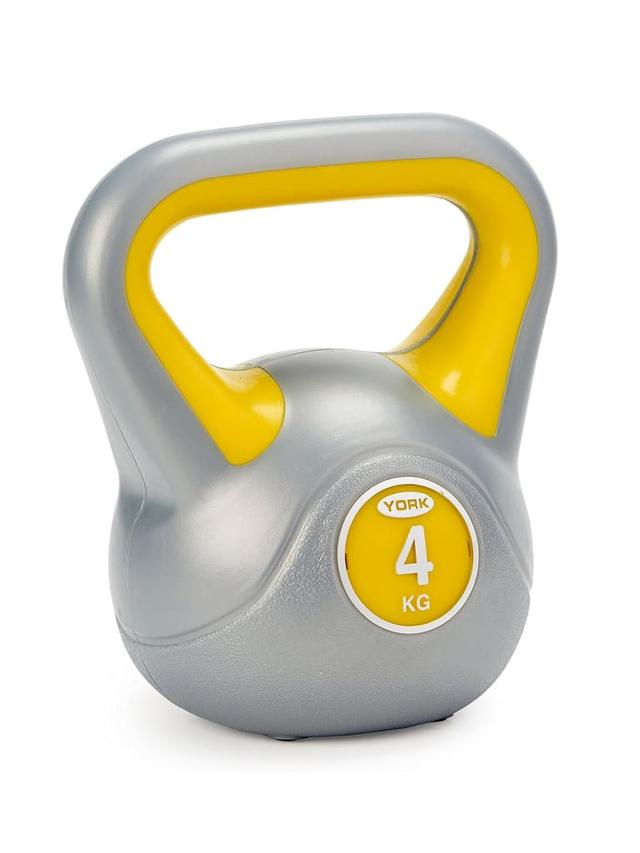 دامبل كيتل بيل 4 كجم أصفر يورك فيتنيس York Fitness Vinyl Kettlebell - SW1hZ2U6MTU0ODc1Mg==