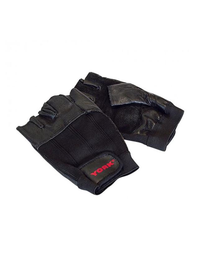 قفازات رفع الاثقال جلد قياس S يورك فيتنيس York Fitness Deluxe Leather Workout Glove - SW1hZ2U6MTU0NDgwNg==