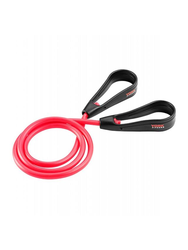 حبل المقاومة مستوى 1 أحمر يورك فيتنيس York Fitness Resistance Tube Resistance Level 1 - SW1hZ2U6MTU0NDg5OQ==