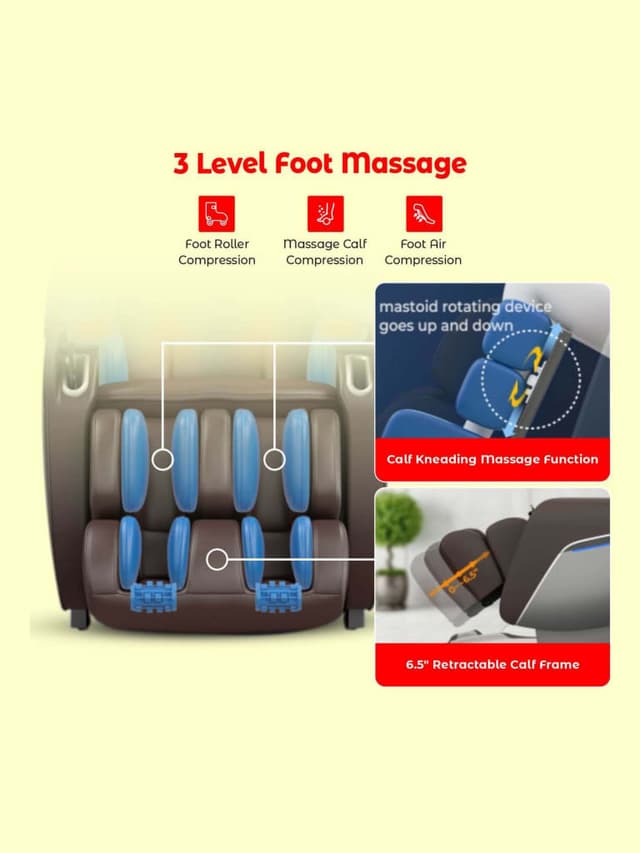 كرسي مساج كهربائي بحركة ثلاثية الأبعاد زيتاكو Zeitaku HEIWA Massage Chair - 302083