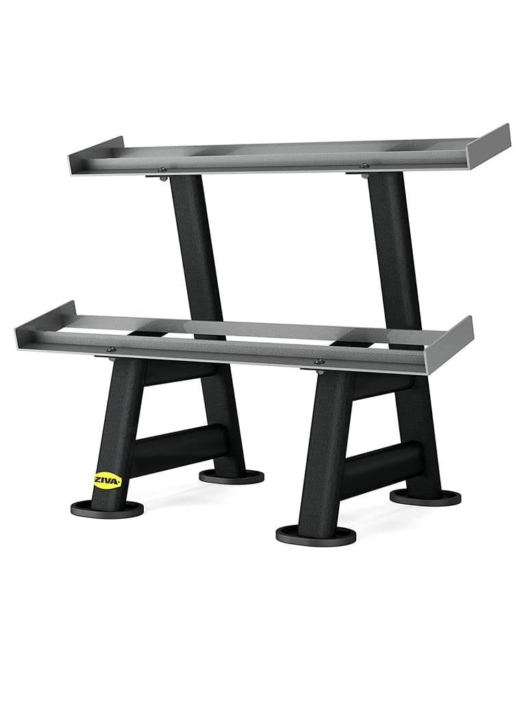 Ziva Eps 2-Tier 6 Pair Hexagon Dumbbell Rack