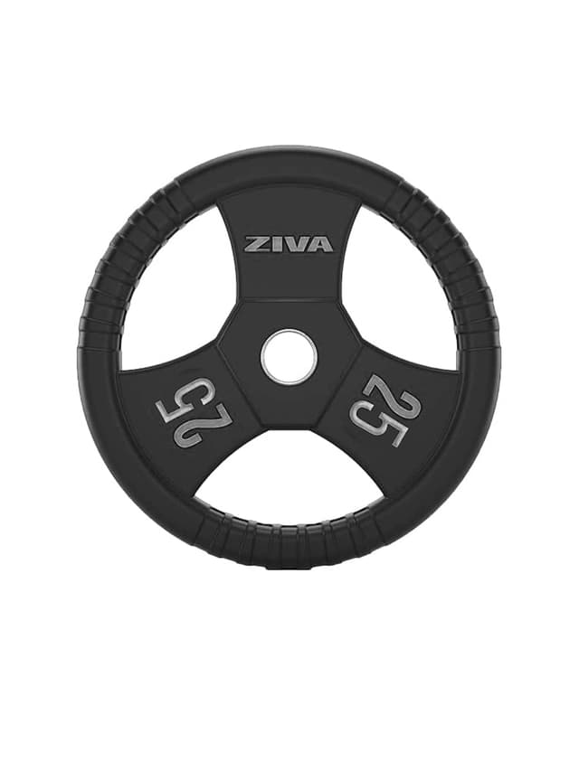 Ziva Performance Rubber Grip Olympic Disc Weight 25 Kg - SW1hZ2U6MTUxMTM0MQ==