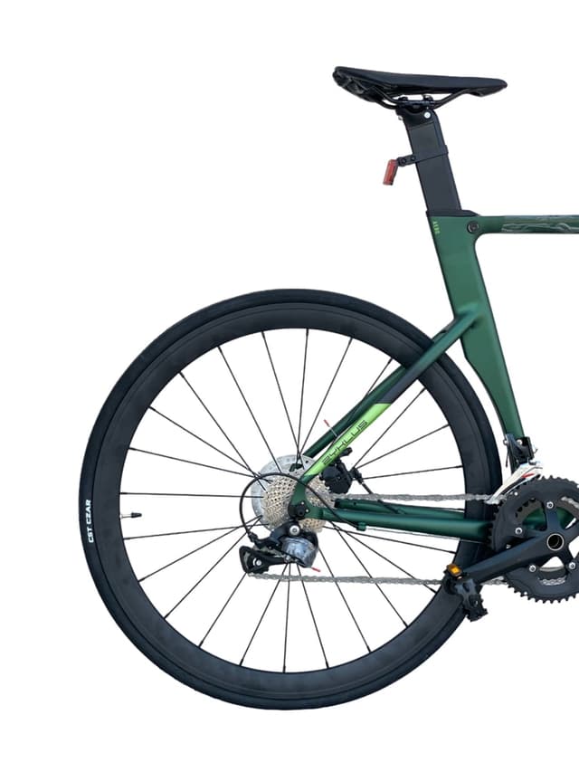 دراجة هوائية سيكل طريق زيرو قياس 53 باللون الأسود والأخضر من زيكلس Zyklus - Aero Road Bike-Green/Black Size 53