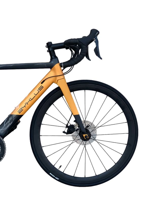 Zyklus Aero Road Bike-Yellow/Grey Size 53