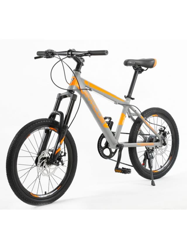 سيكل اطفال رياضي مقاس 20 انش بسرعات متغيرة لون رمادي وبرتقالي زيكلس Zyklus Neon 20inch Bike - 313185