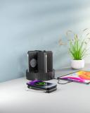 Powerology 8in1 Station 10000mAh PD 120W QC Wireless Power Bank - Black