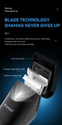 ماكينة حلاقه الاماكن الحساسه للرجال كيمي Kemei Electric Body Hair Trimmer For Men KM-1840