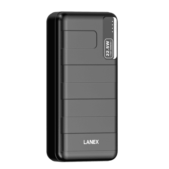 شاحن متنقل باور بانك لانكس 20000 مللي أمبير Lanex LP16 Powerbank Dual Output Quick Charge - SW1hZ2U6MTYwMzE1MA==