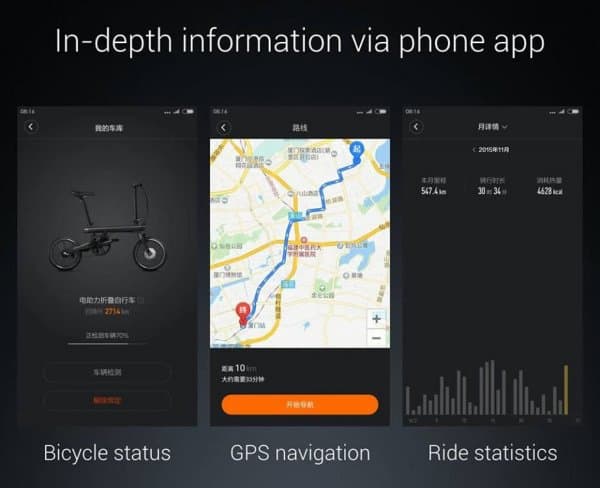 سيكل دراجة كهربائية للكبار شاومي قابل للطي 25 كم/س Xiaomi Smart Folding Electric Bike
